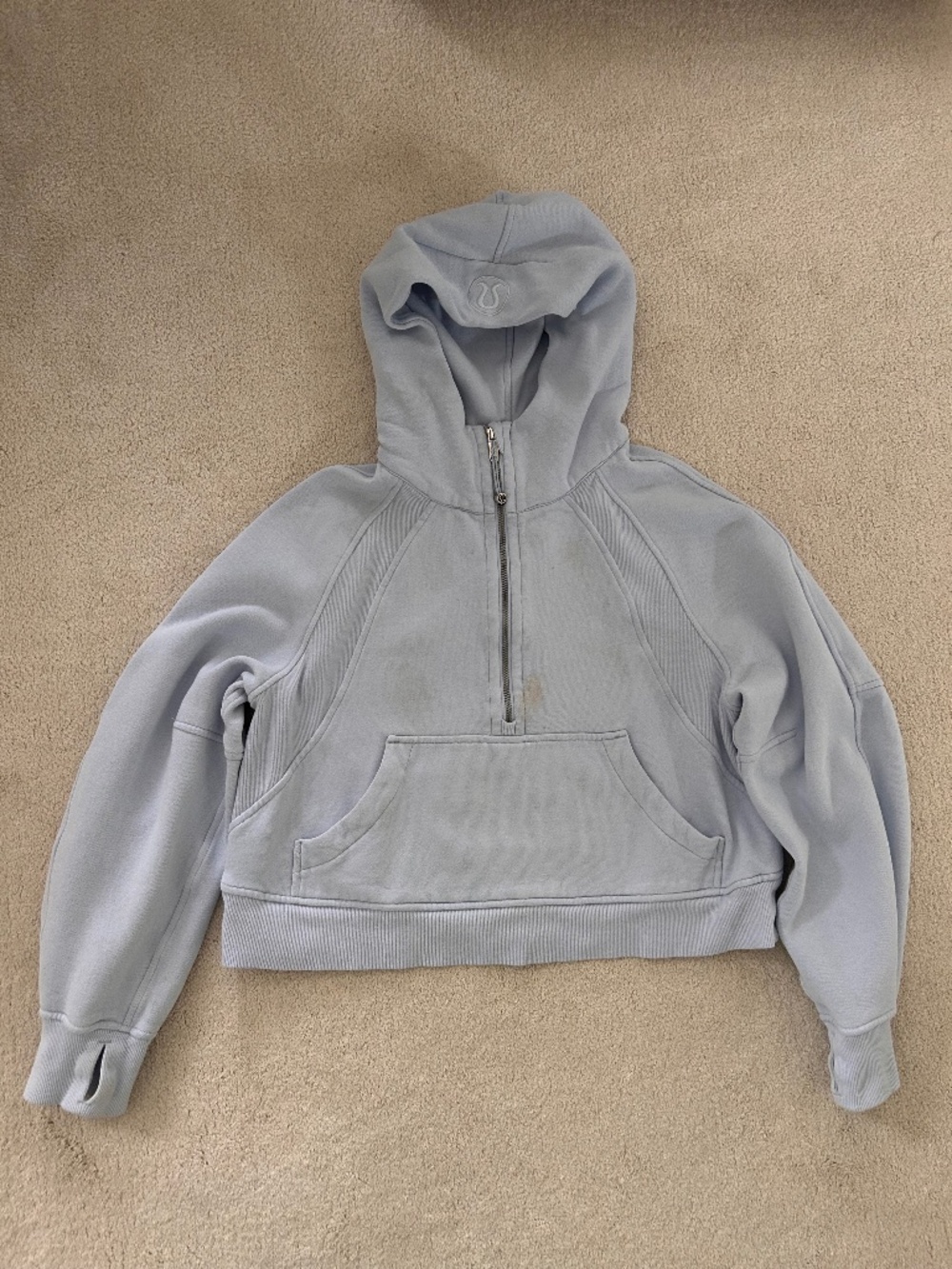 Lululemon XS/S scuba cropped hoodie